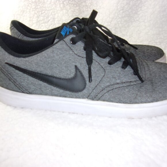 S-134 MENS NIKE CHECK SOLARSOFT CANVAS SB SNEAKERS - Picture 5 of 13